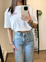 Matcha Iced Latte Tee - White