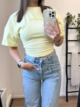 Redefined Fitted Tee - Yellow