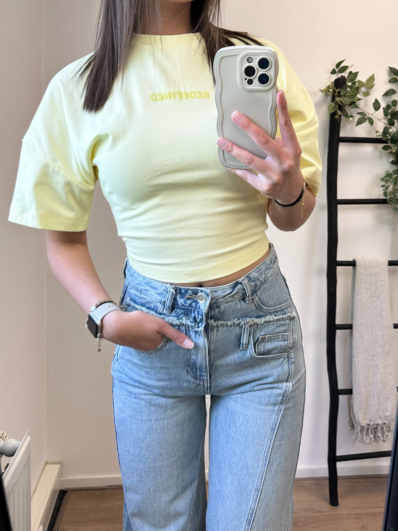 Redefined Fitted Tee - Yellow