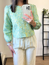 Dana Printed Jacket - Green