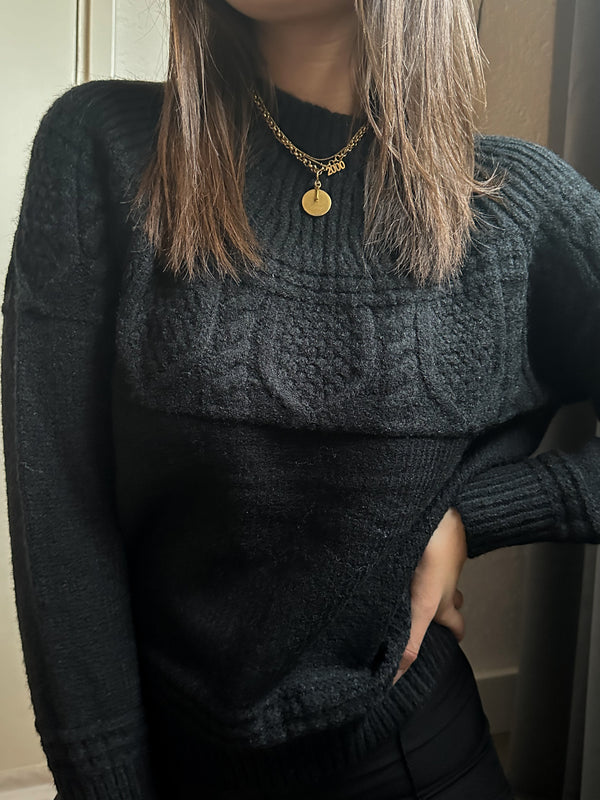 Jasmijn Sweater - Black