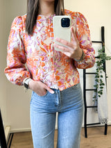 Dana Flower Jacket - Orange