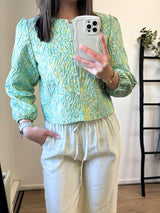 Dana Printed Jacket - Green