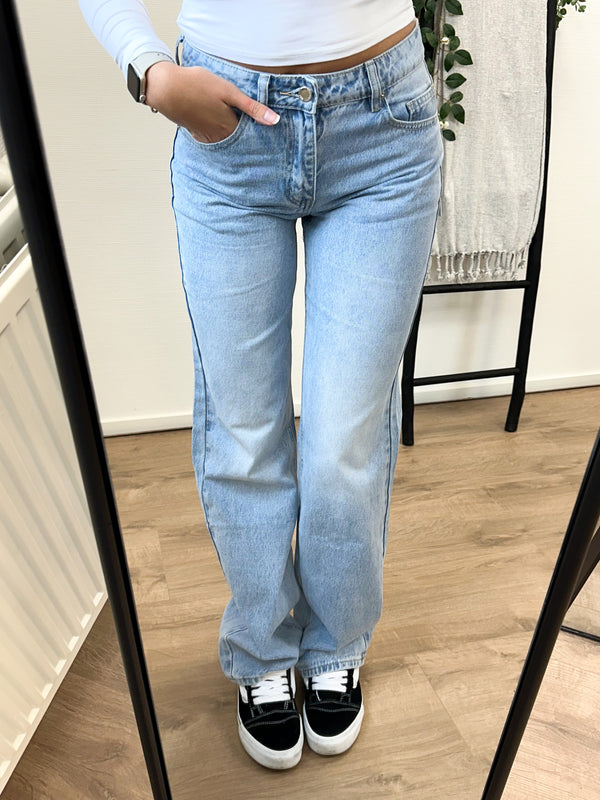 Madelin Tall Straight Leg Jeans - Blue Denim