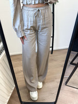 Lindsey Linen Pants - Taupe (REGULAR LENGTH)