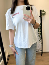 Matcha Iced Latte Tee - White