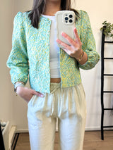 Dana Printed Jacket - Green