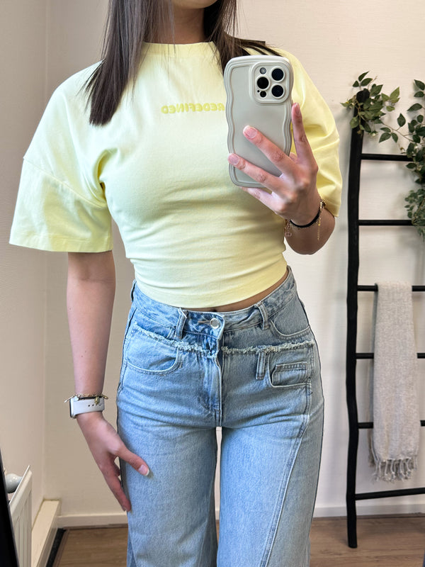 Redefined Fitted Tee - Yellow