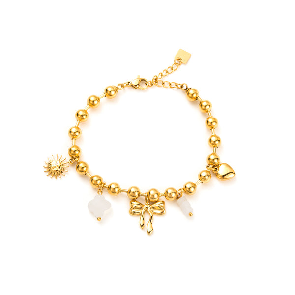 Mina Bedel Armband - Goud