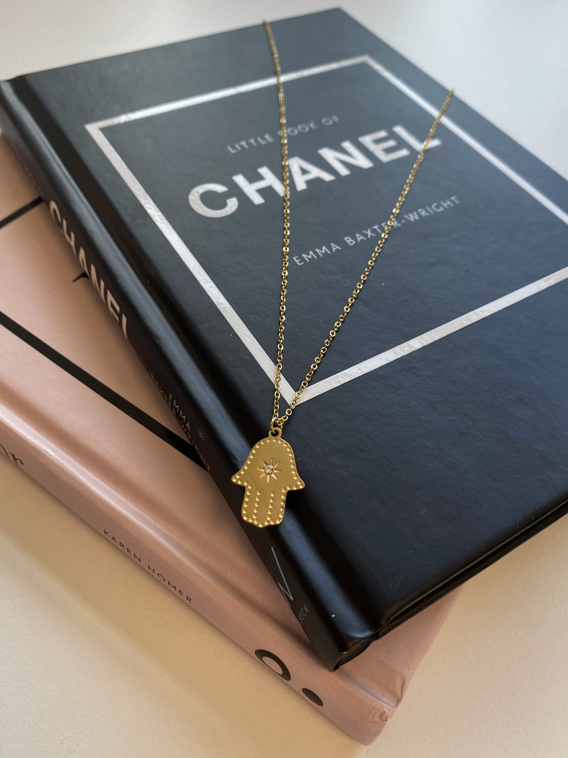 Ketting handje met ster - Goud