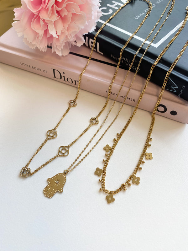 Ketting handje met ster - Goud