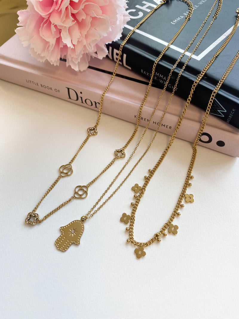 Ketting handje met ster - Goud